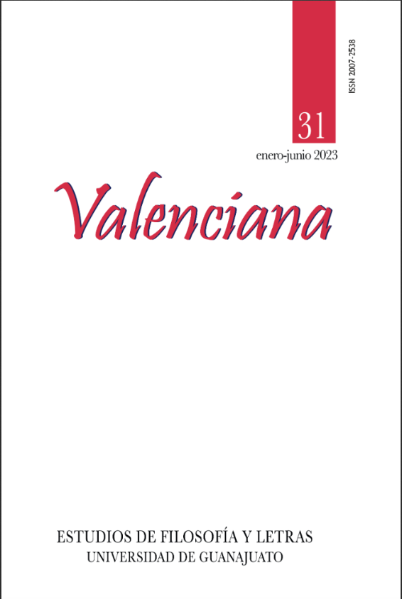 					Ver Núm. 31 (2023): Valenciana, enero-junio 2023
				