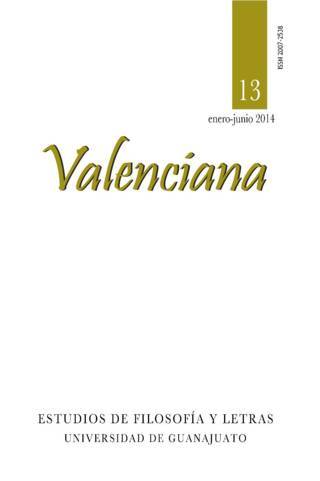 Valenciana núm. 13 (enero-junio)
